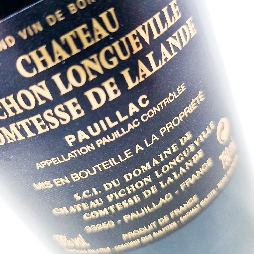 Chateau Pichon Longueville Comtesse de lalande 2014