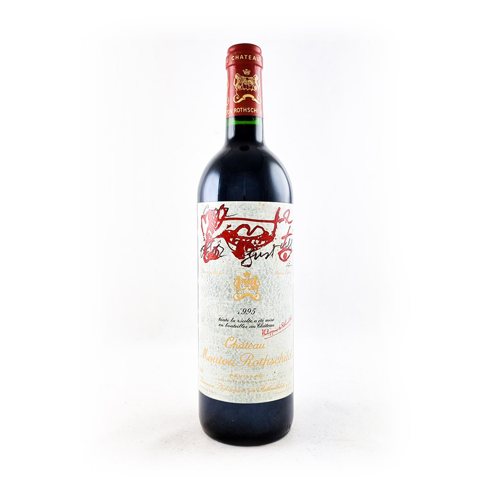 Chateau Mouton Rothschild 1995 (dirty label)