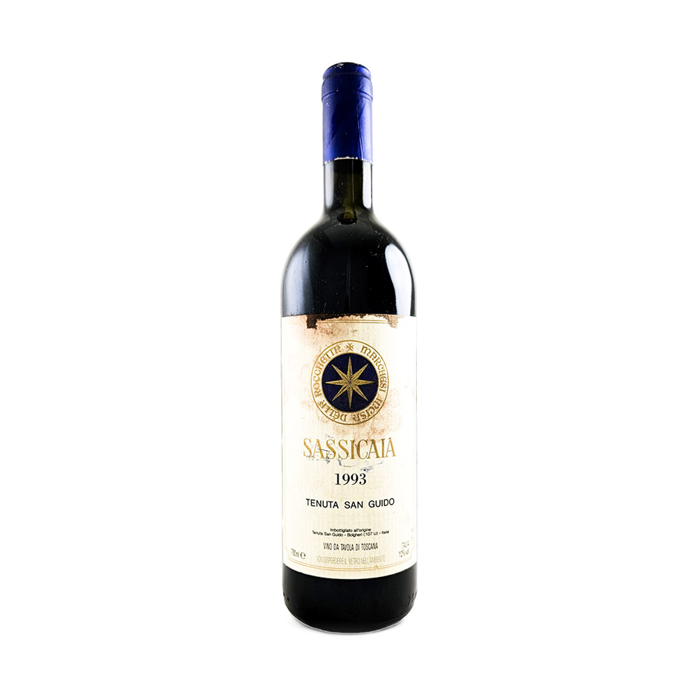Tenuta San Guido Sassicaia 1993 (dirty label #2)