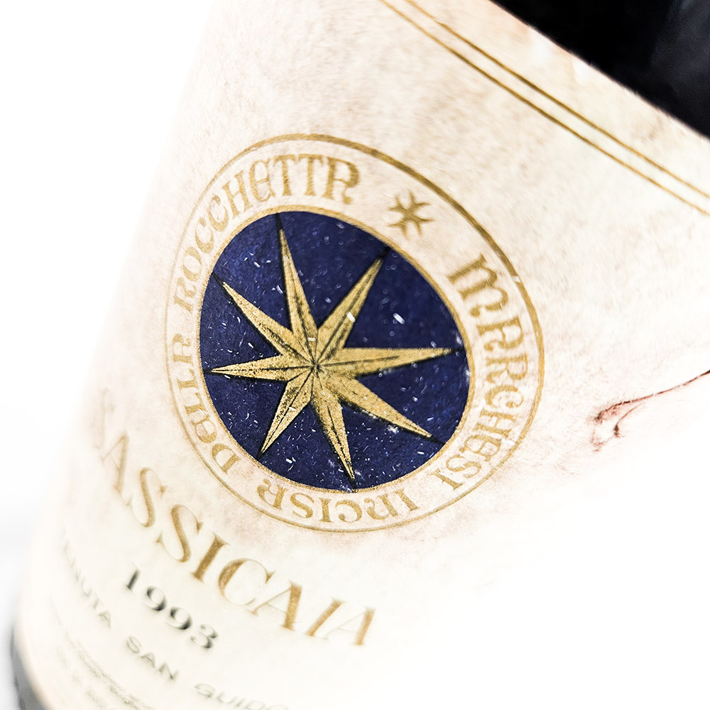 Tenuta San Guido Sassicaia 1993 (dirty label #1)