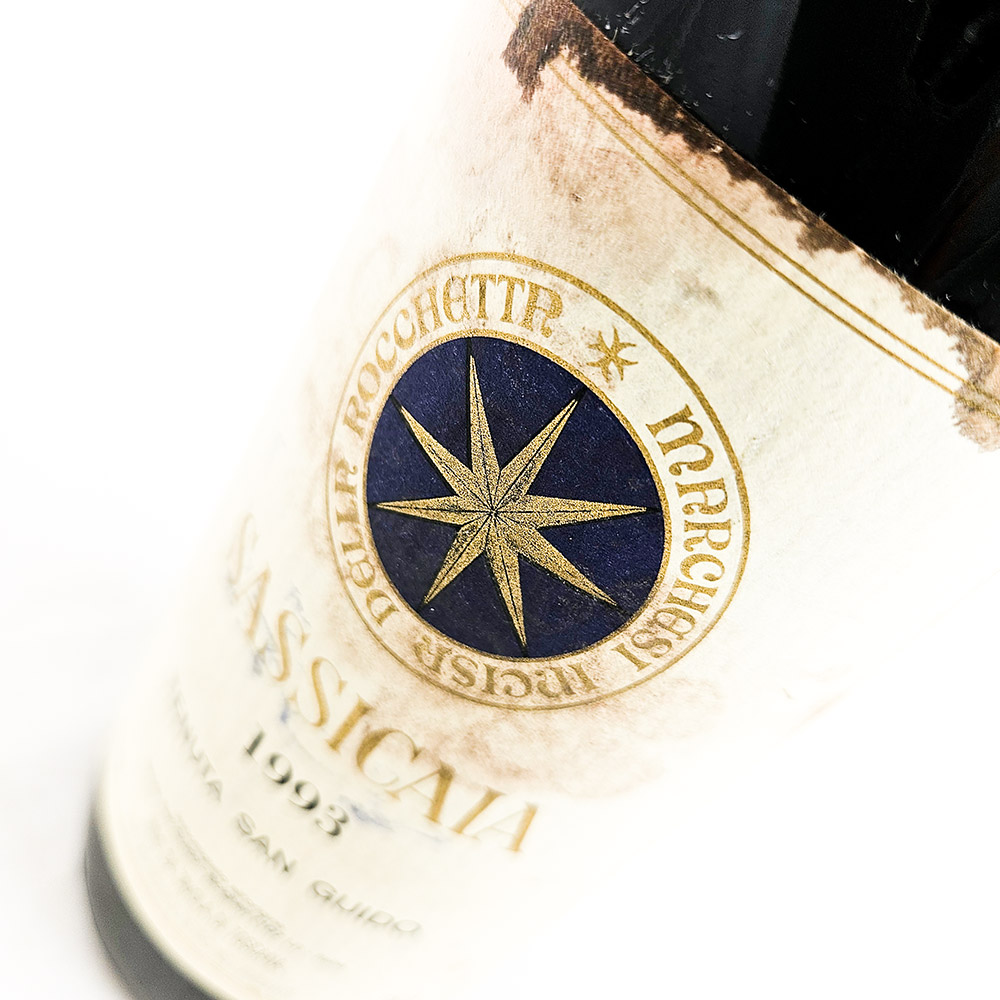Tenuta San Guido Sassicaia 1993 (dirty label #2)