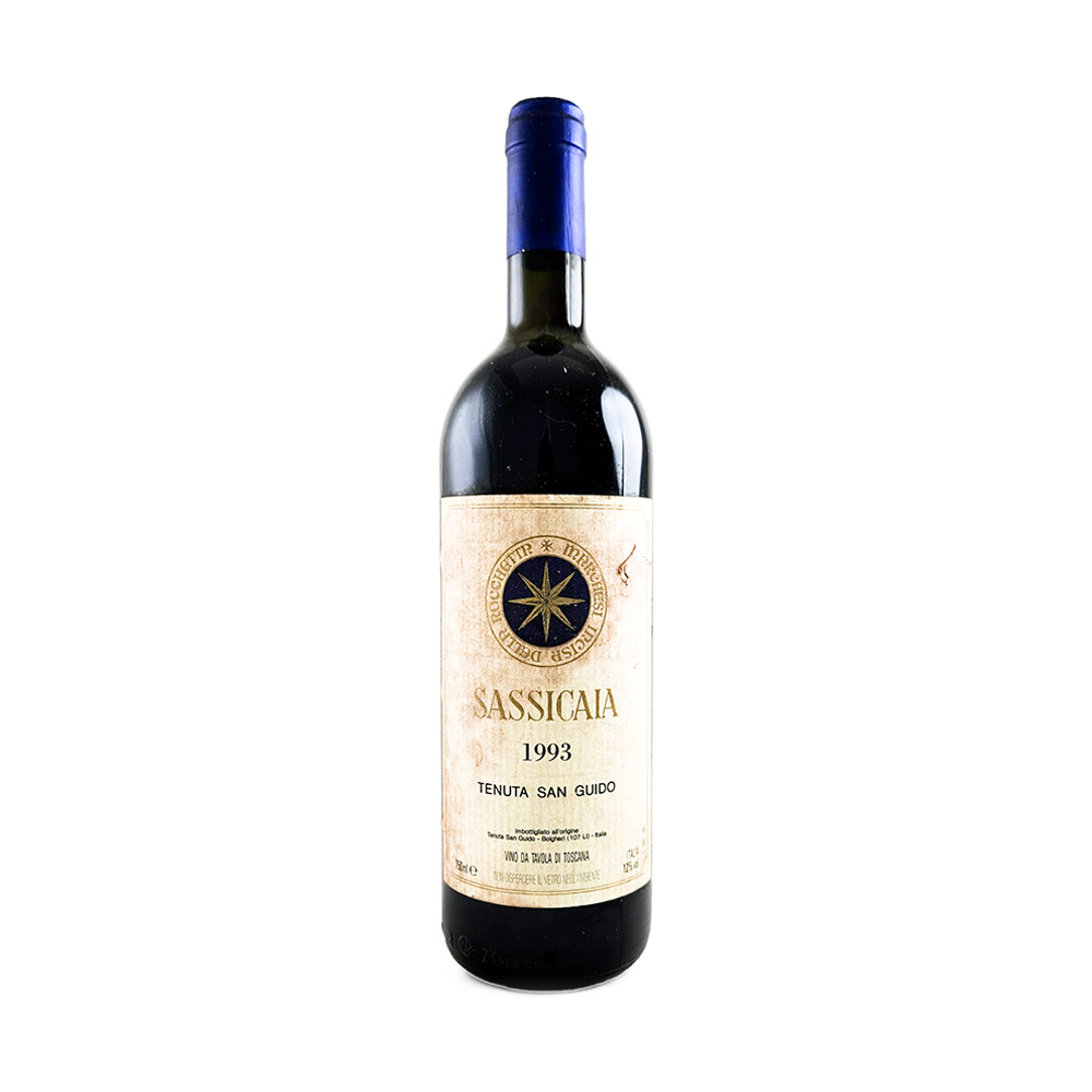 Tenuta San Guido Sassicaia 1993 (dirty label #1)