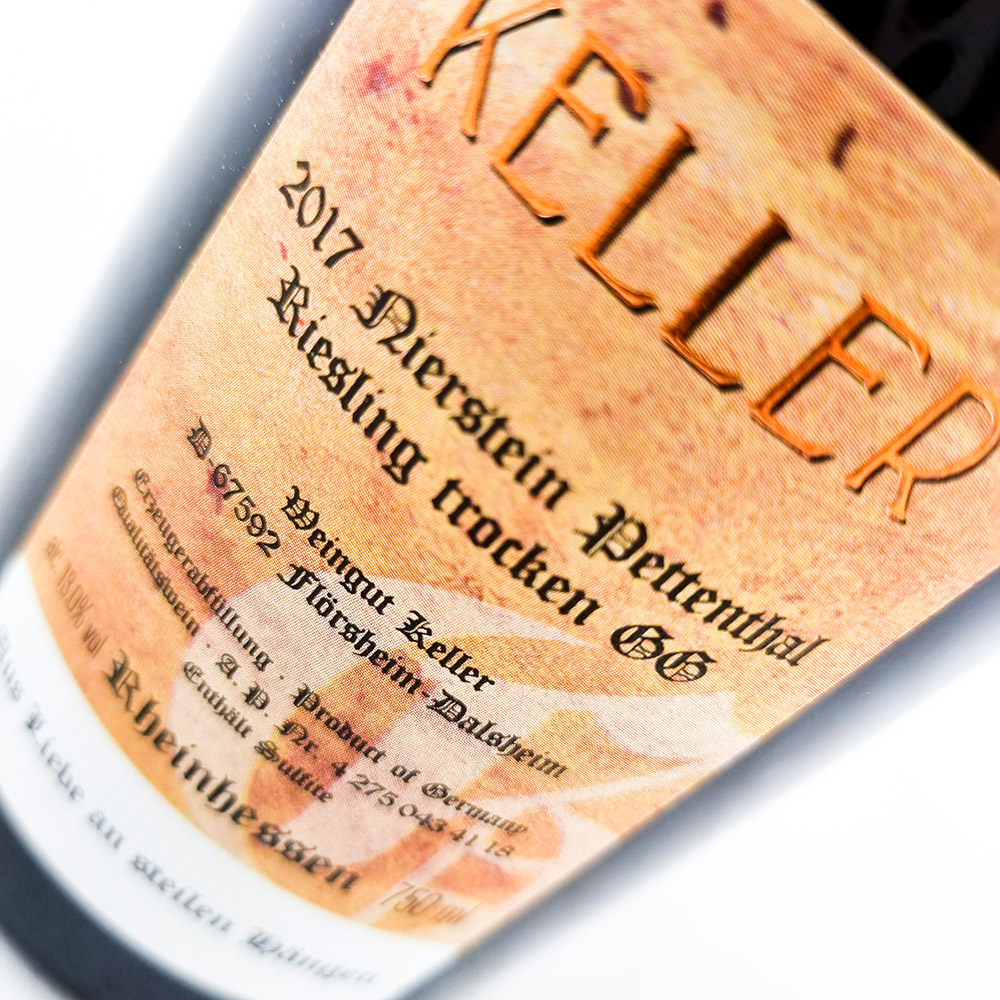 Weingut Keller Niersteiner Pettenthal Grosses Gewächs - Versteigerung - 2017